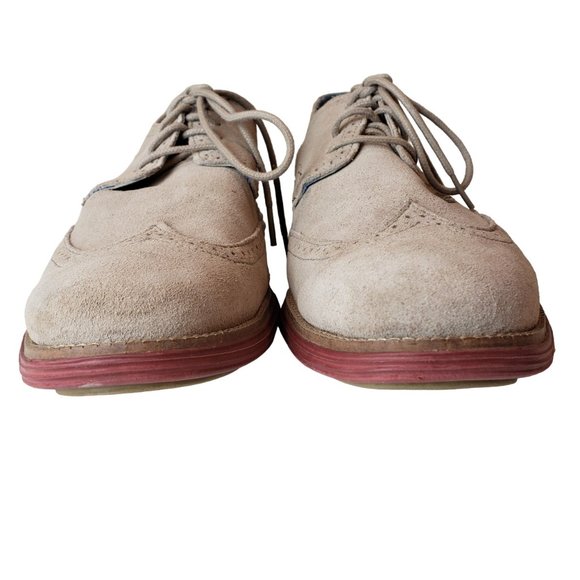 Sketchers Mark Nason Tan Suede Wingtips, 11 Med - Picture 9 of 11